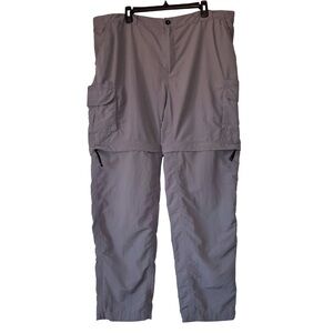 Magellan Outdoors Fish Gear Convertible Men's Gray Pants